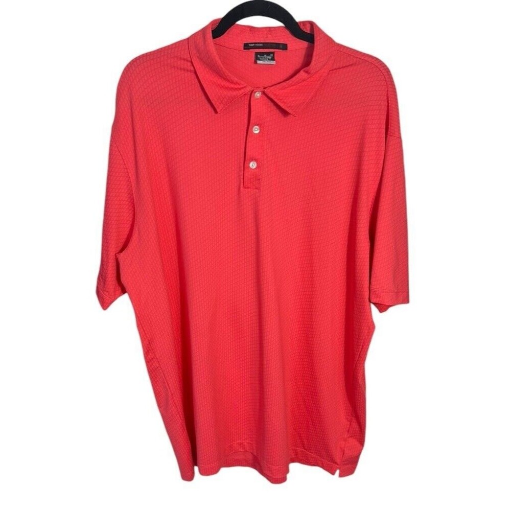 Nike Tiger Woods Collection‎ Polo Pink Size XL Golf